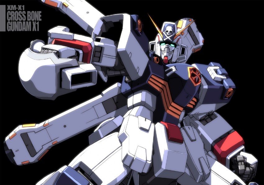 crossbone gundam x-1 (gundam and 1 more) drawn by magaki_ryouta