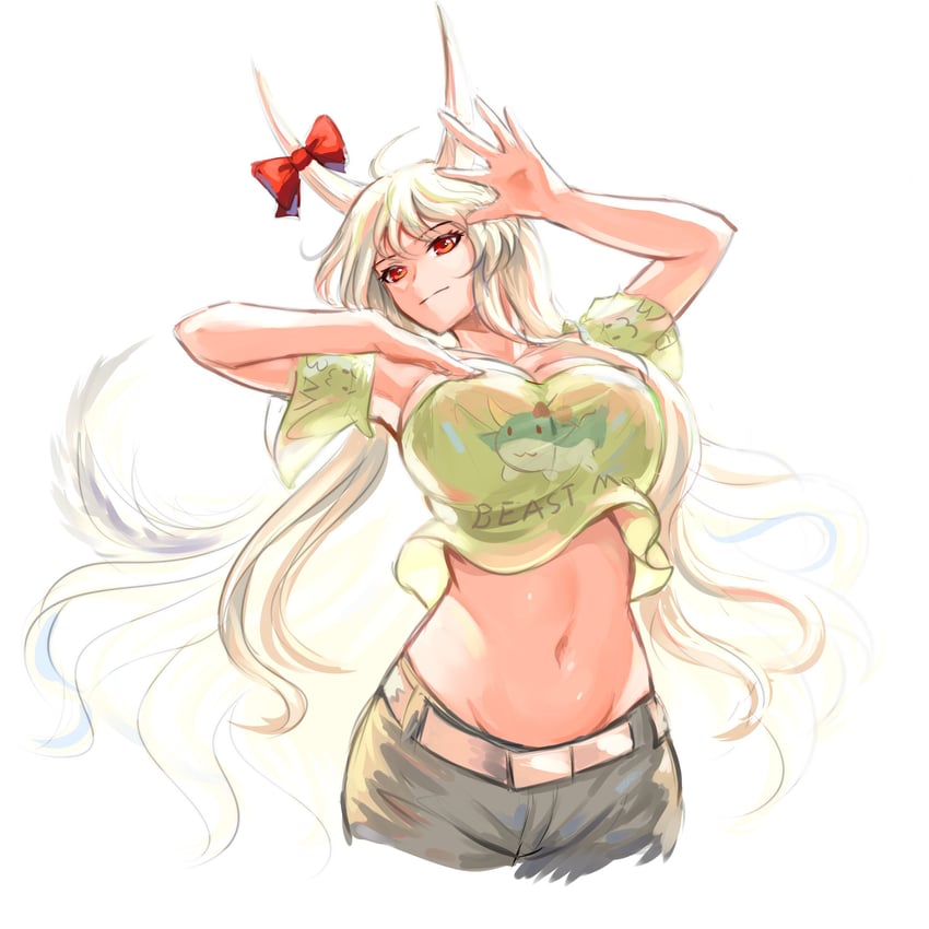 kamishirasawa keine and ex-keine (touhou) drawn by edz_drawz