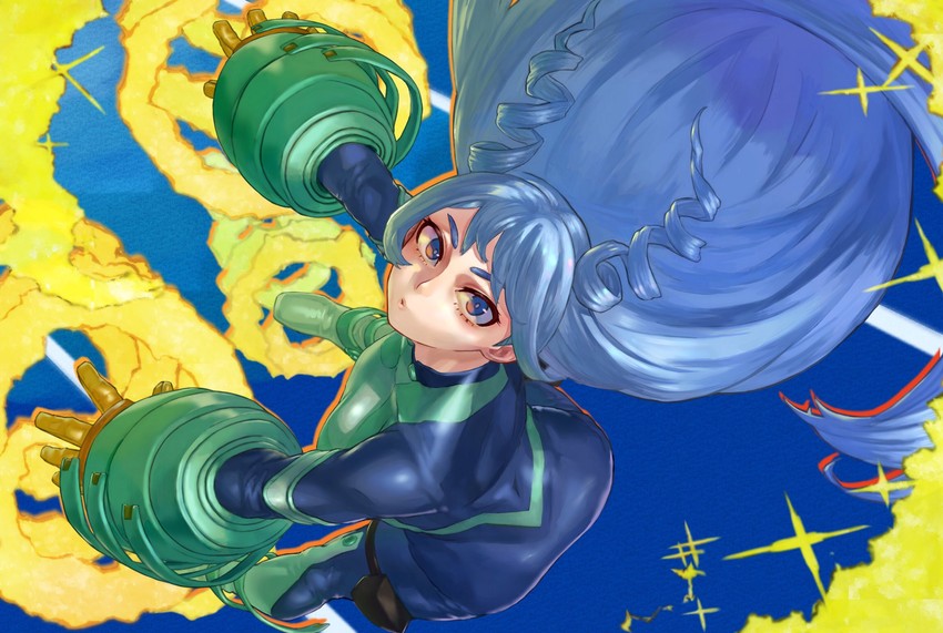 hado nejire (boku no hero academia) drawn by yomoyama_yotabanashi