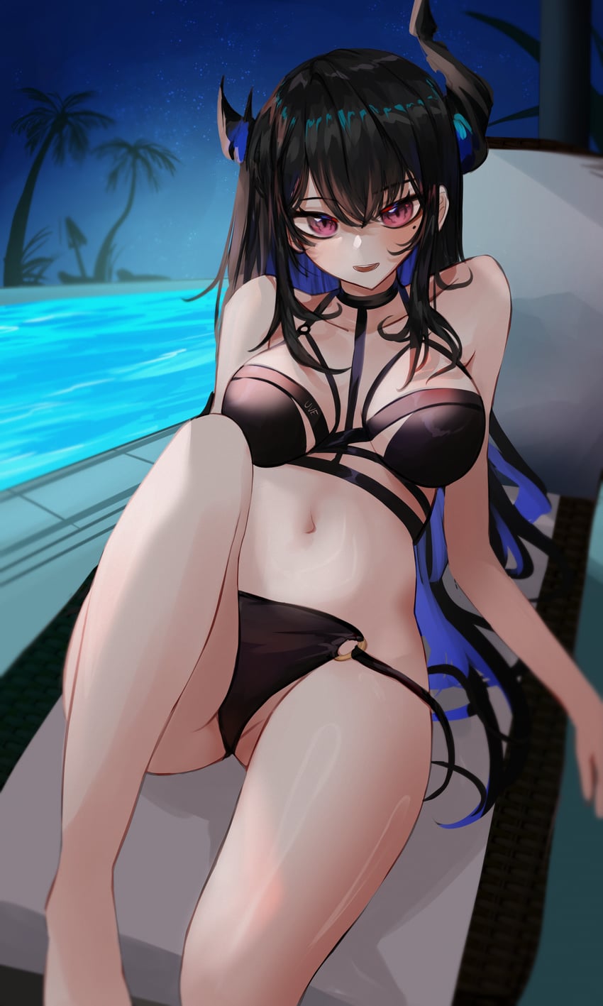nerissa ravencroft (hololive and 1 more) drawn by uve
