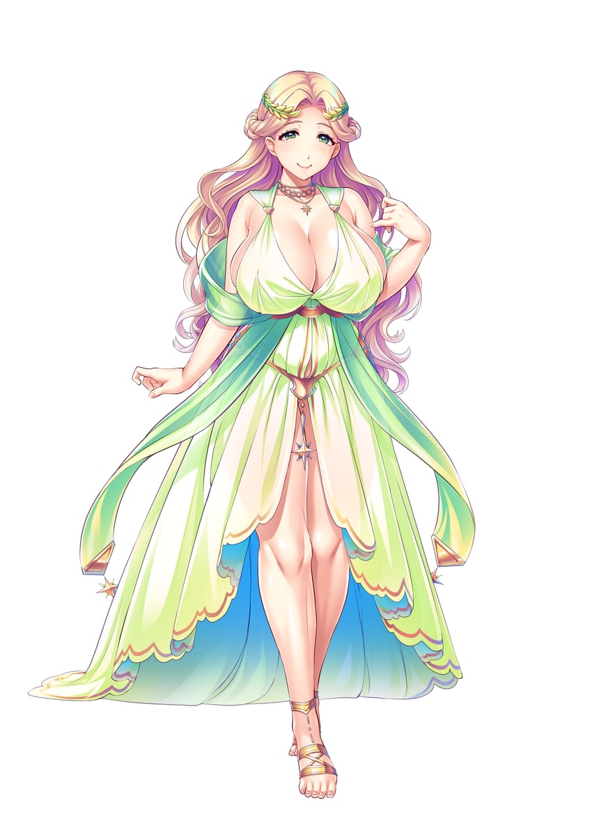 sielia (megami-gari ~sekai o sukutta no ni fuuin sare kaketa no de megami-tachi ni fukushu! haramase onaho ni shite harem rakuen o tsukuru!~) drawn by minamoto_(mutton)