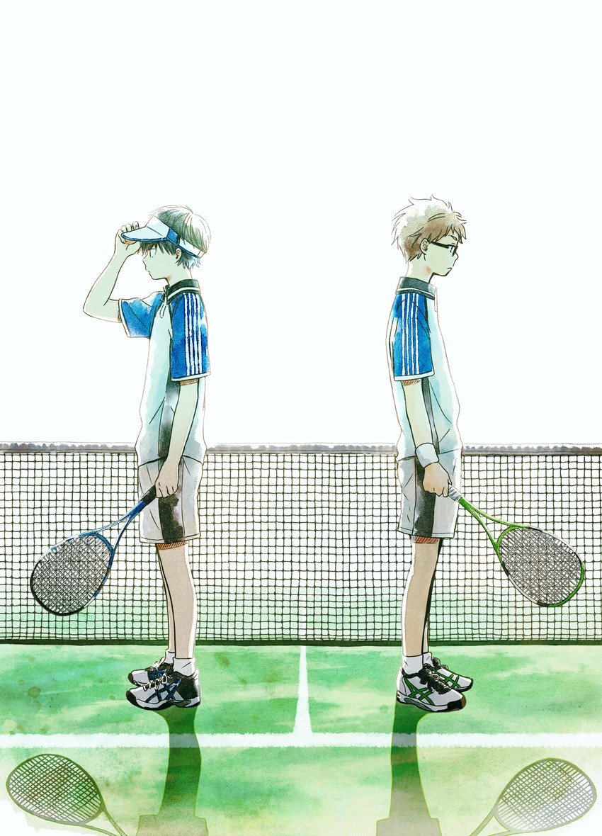 katsuragi maki and shinjou touma (hoshiai no sora) drawn by itunohika