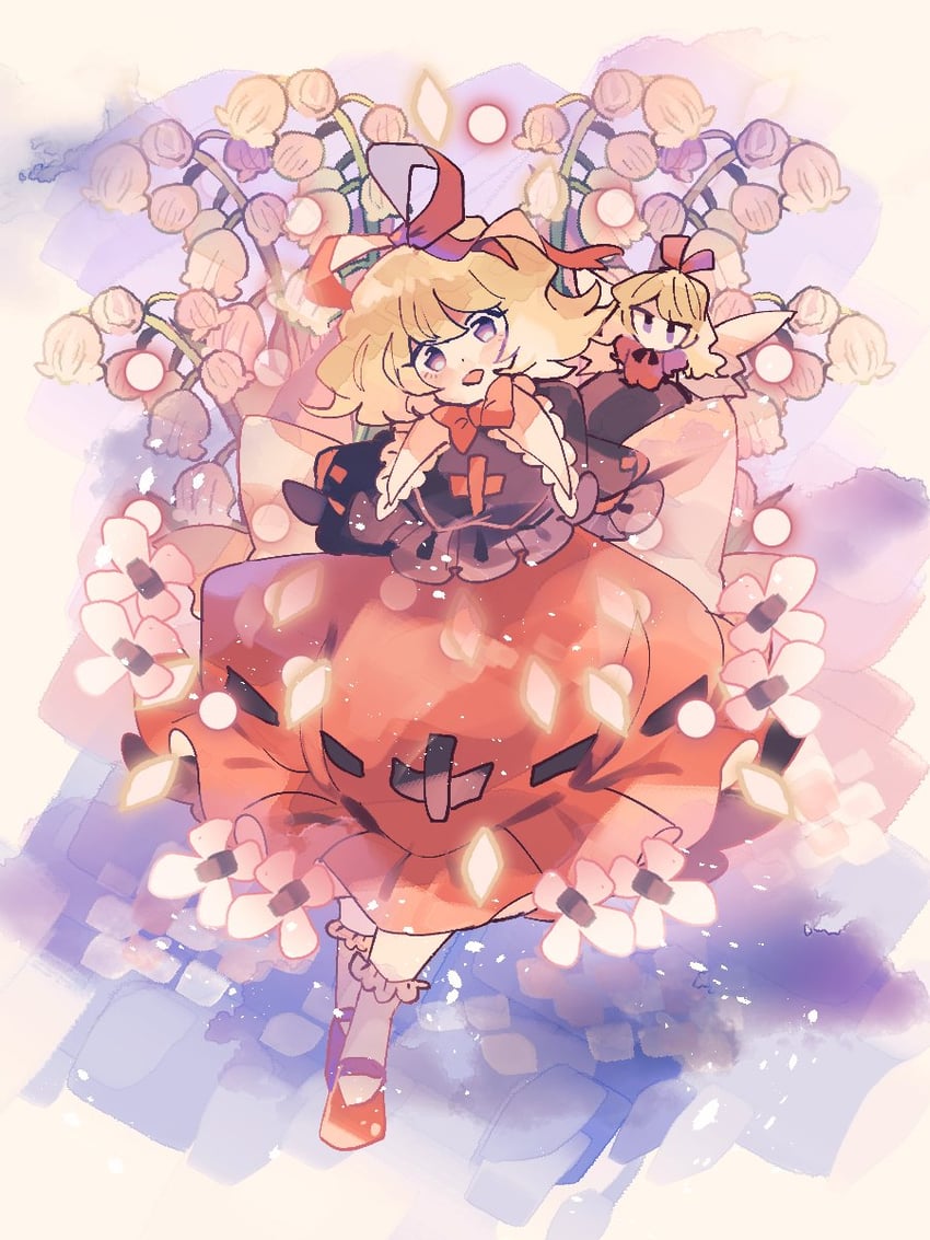 medicine melancholy and su-san (touhou) drawn by ratto_(mobilis_1870)