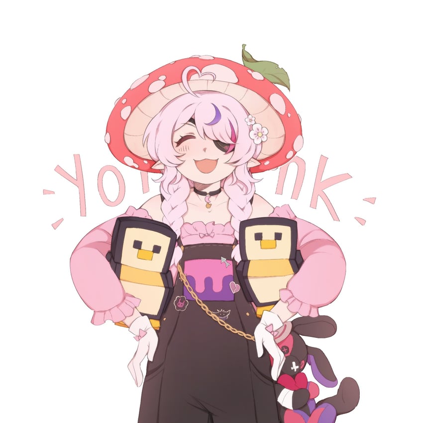 maria marionette and sir ventrilo (nijisanji and 2 more) drawn by akarui_umo