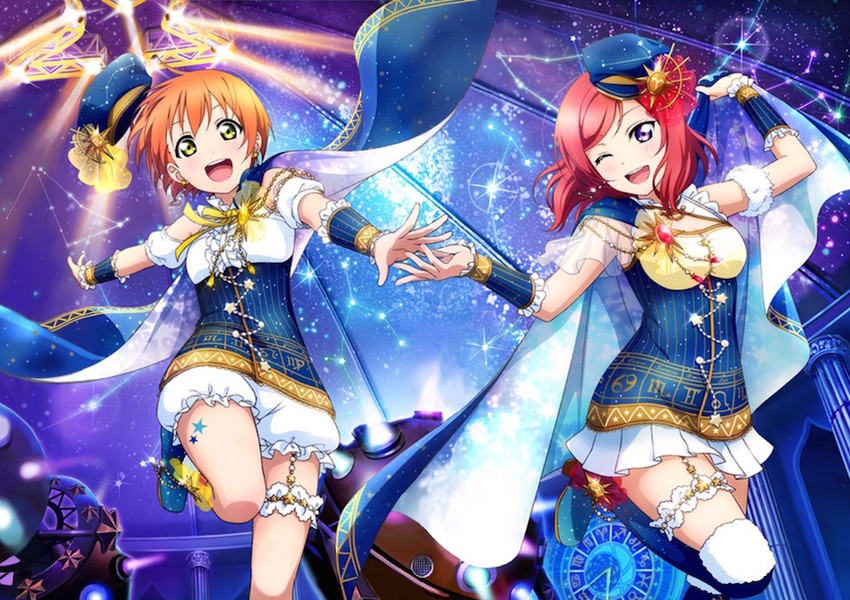 nishikino maki and hoshizora rin (love live! and 2 more)