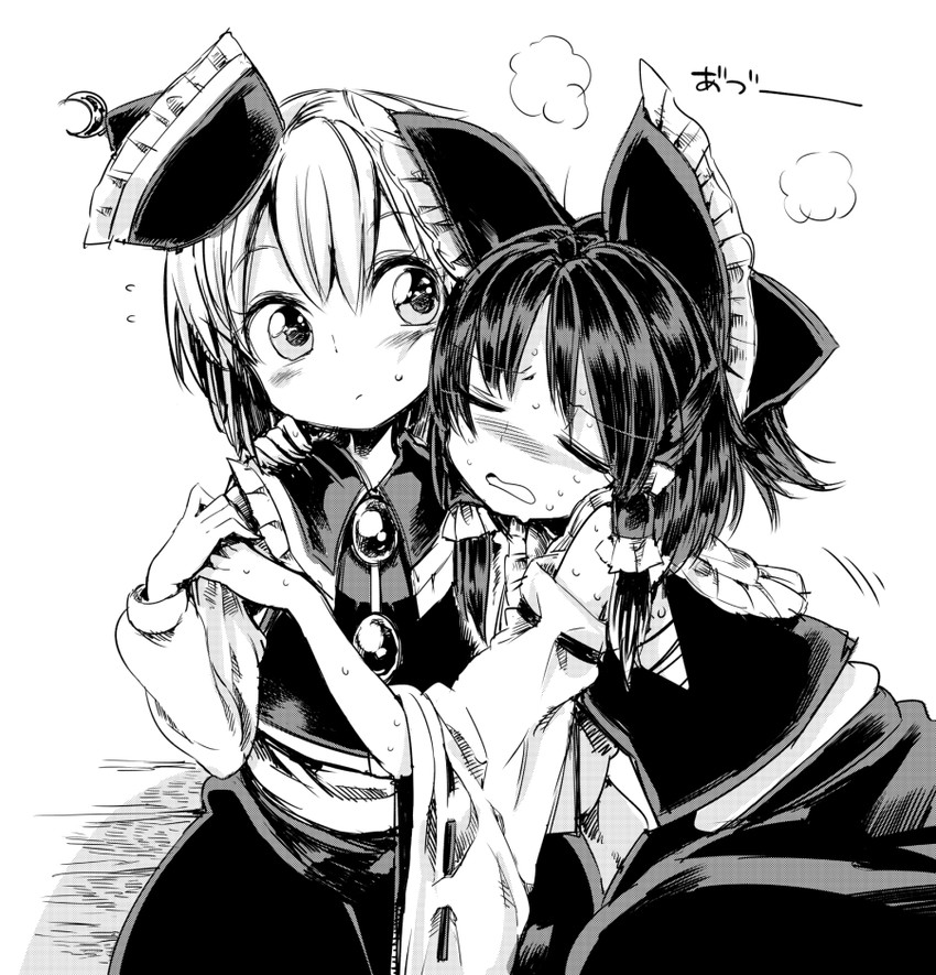 hakurei reimu and lunasa prismriver (touhou) drawn by harusame_(unmei_no_ikasumi)
