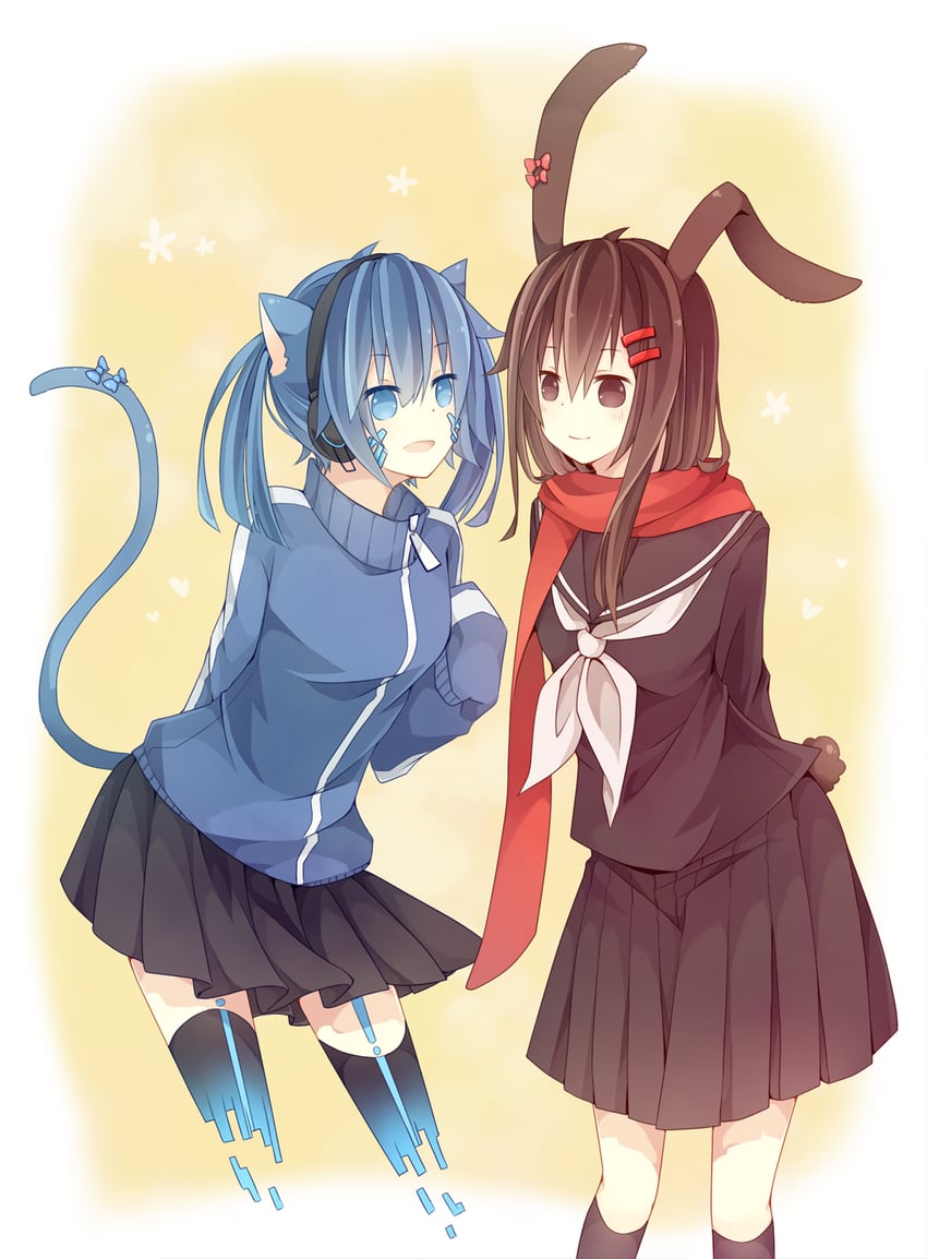 tateyama ayano and ene (kagerou project) drawn by hyou_(pixiv3677917)