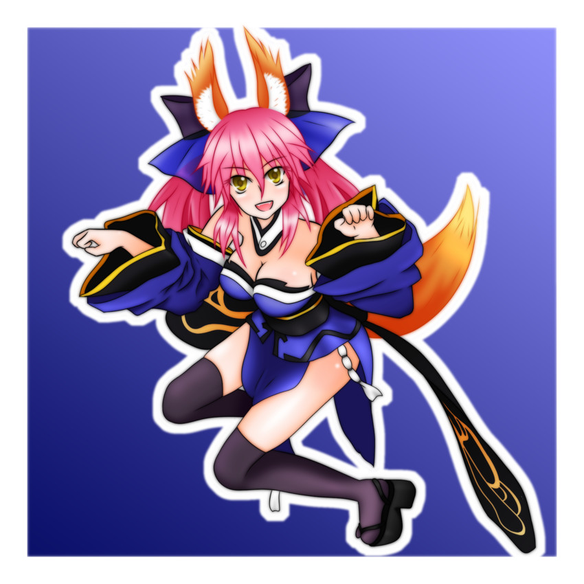 tamamo and tamamo no mae (fate and 1 more) drawn by nagiwa