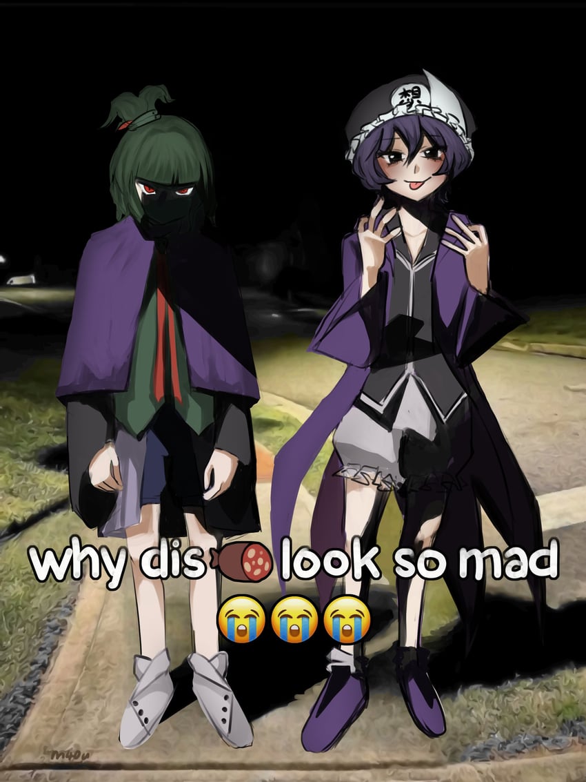 shitodo kuroji and adagumo no saragimaru (len'en) drawn by m40u