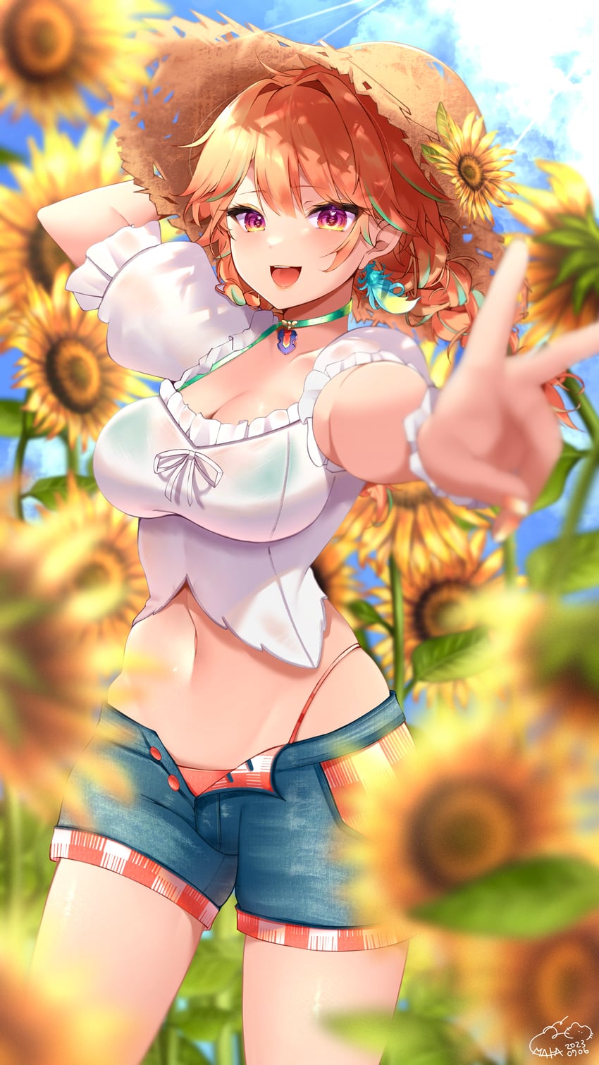 takanashi kiara (hololive and 1 more) drawn by maka_aratame