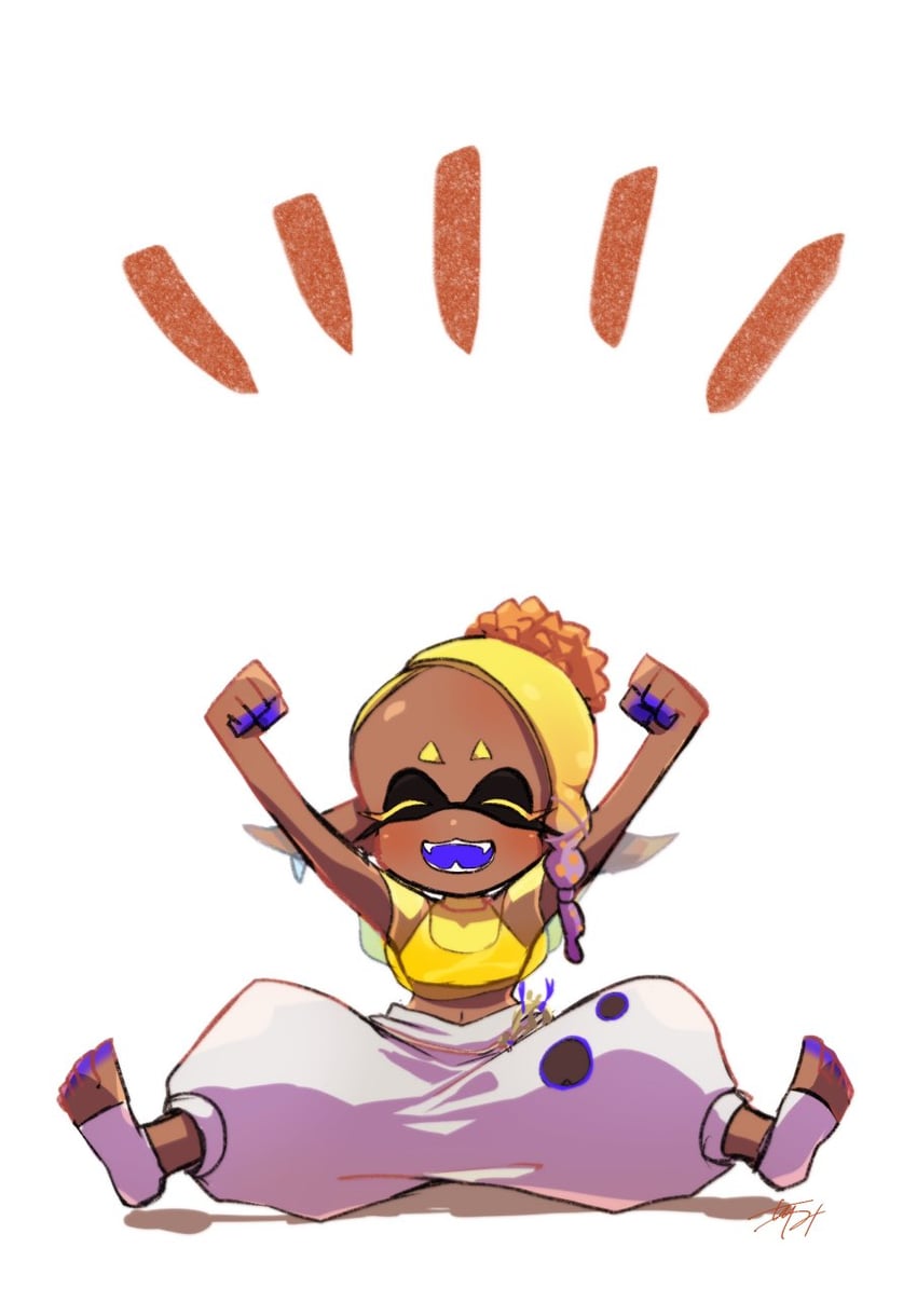frye (splatoon and 1 more) drawn by minamida_(aminamida)