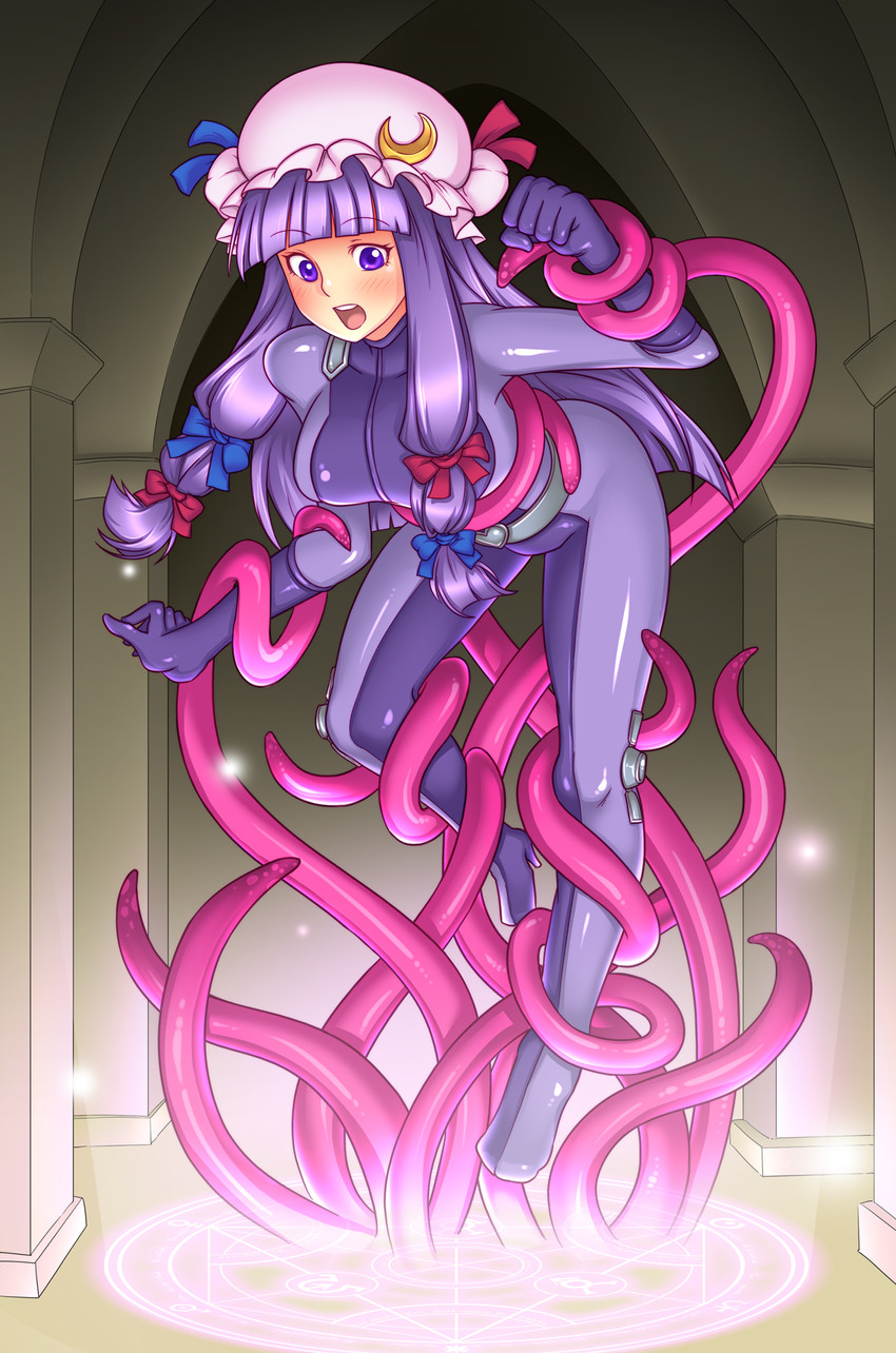 patchouli knowledge (touhou and 1 more) drawn by injuotoko