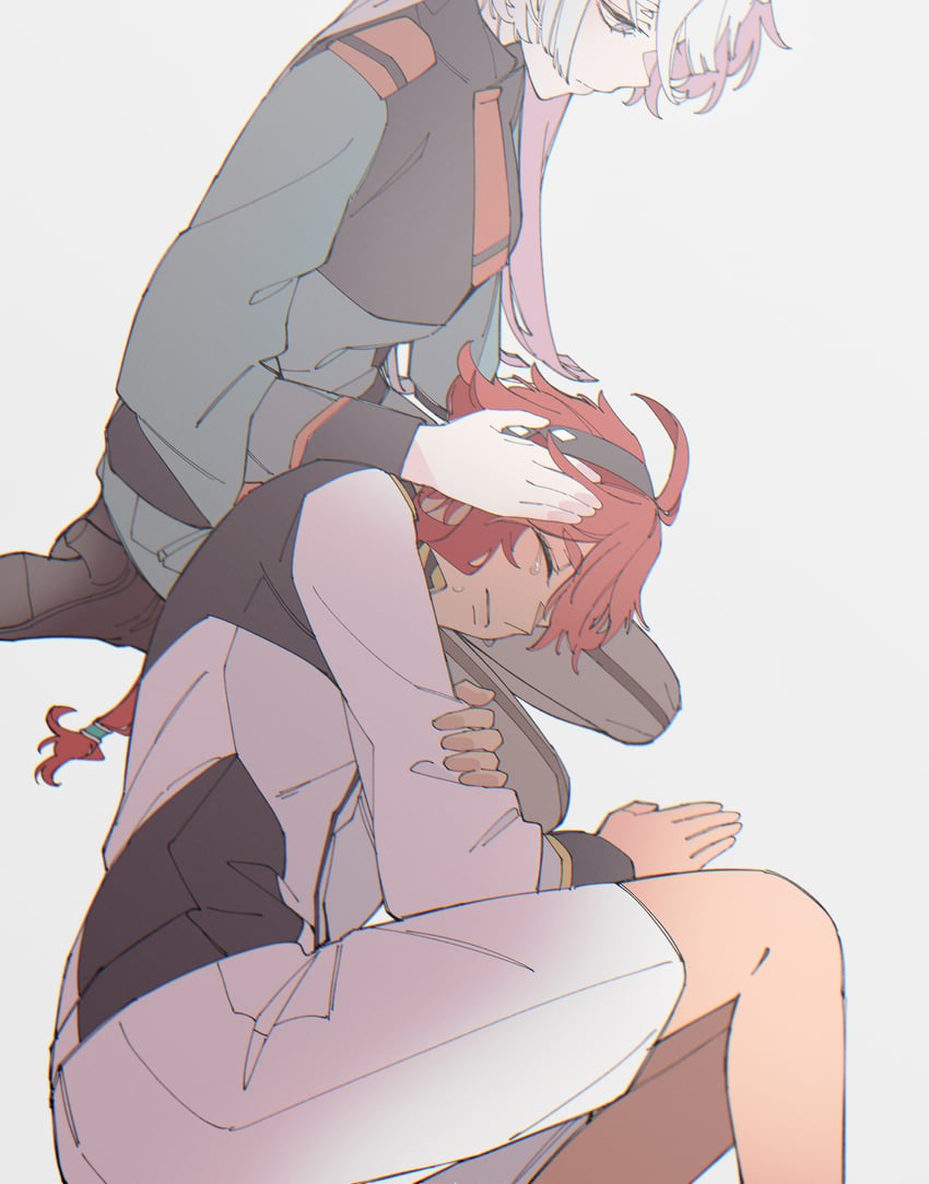 suletta mercury and miorine rembran (gundam and 1 more) drawn by zhuotian