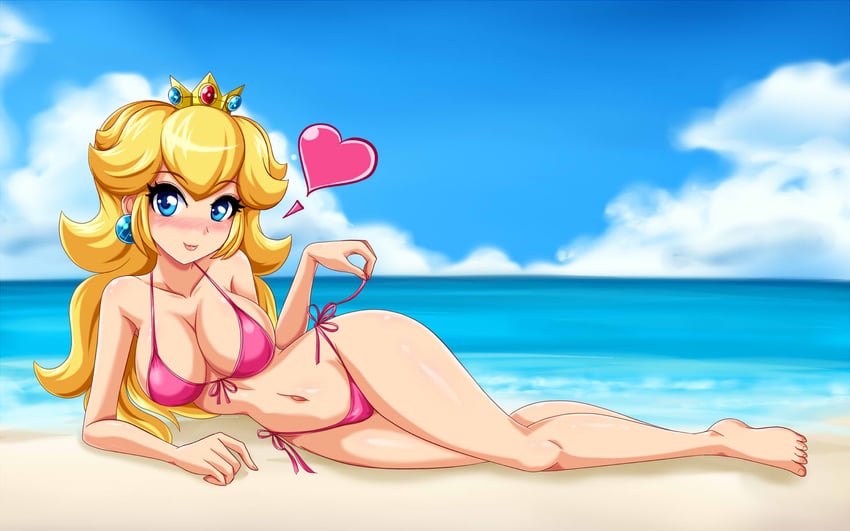 princess peach (mario) drawn by sigurd_hosenfeld