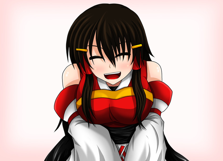 sendai hakurei no miko (original and 2 more) drawn by suikyou_(aqua_cities)
