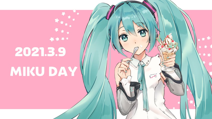 hatsune miku (vocaloid and 1 more) drawn by iluka_(ffv7)