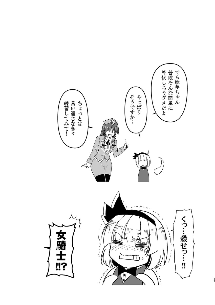 konpaku youmu and hong meiling (touhou) drawn by warugaki_(sk-ii)