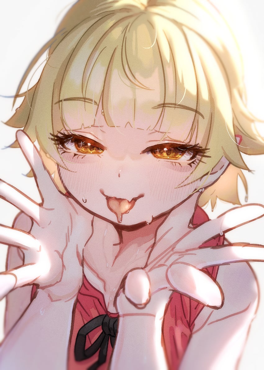 oshino shinobu and kiss-shot acerola-orion heart-under-blade (monogatari and 1 more) drawn by otaichiichi
