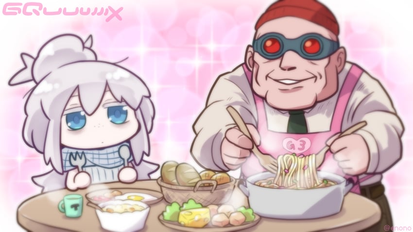 deux murasame and bask om (gundam and 3 more) drawn by serizawa_enono