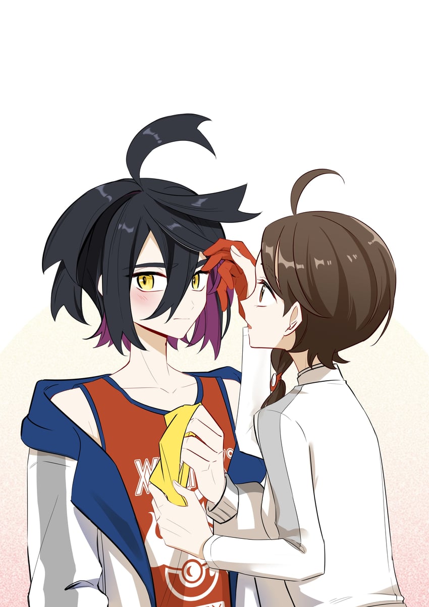 kieran and juliana (pokemon and 1 more) drawn by xiaxiania