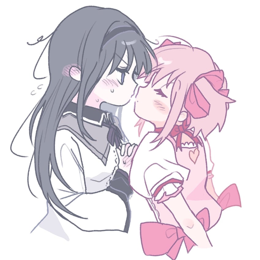 akemi homura and kaname madoka (mahou shoujo madoka magica) drawn by kerimka31328031