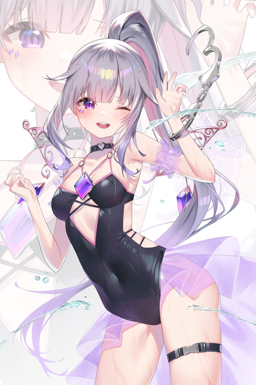 koseki bijou (hololive and 1 more) drawn by lightenbee