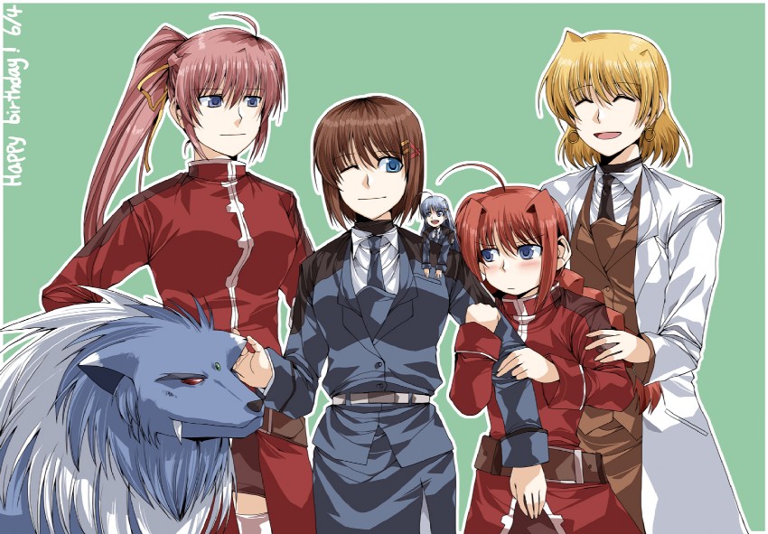 yagami hayate, vita, signum, reinforce zwei, shamal, and 1 more (lyrical nanoha and 1 more) drawn by clipe