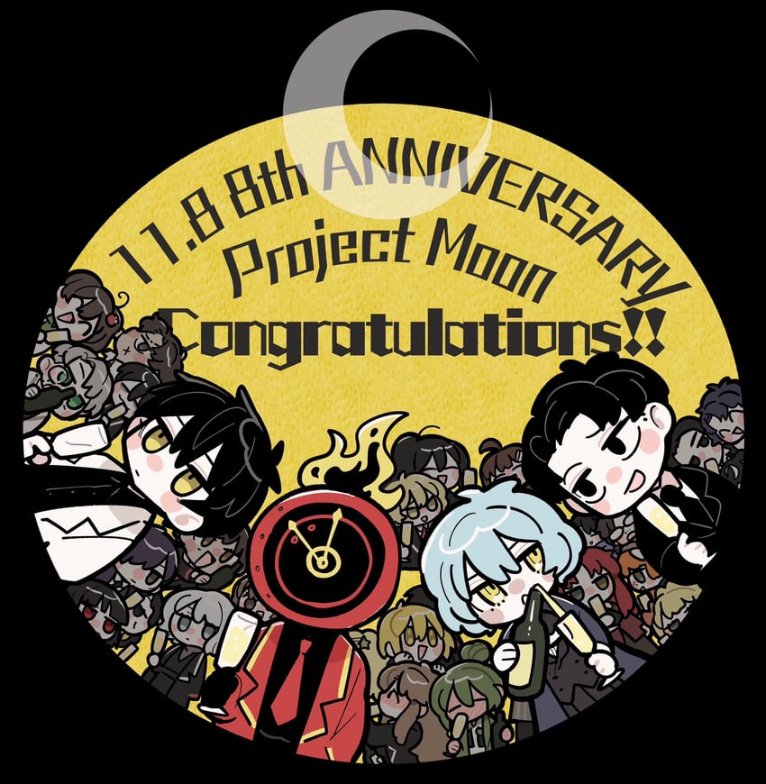ishmael, don quixote, faust, sinclair, yi sang, and 18 more (project moon and 3 more) drawn by kojocho05