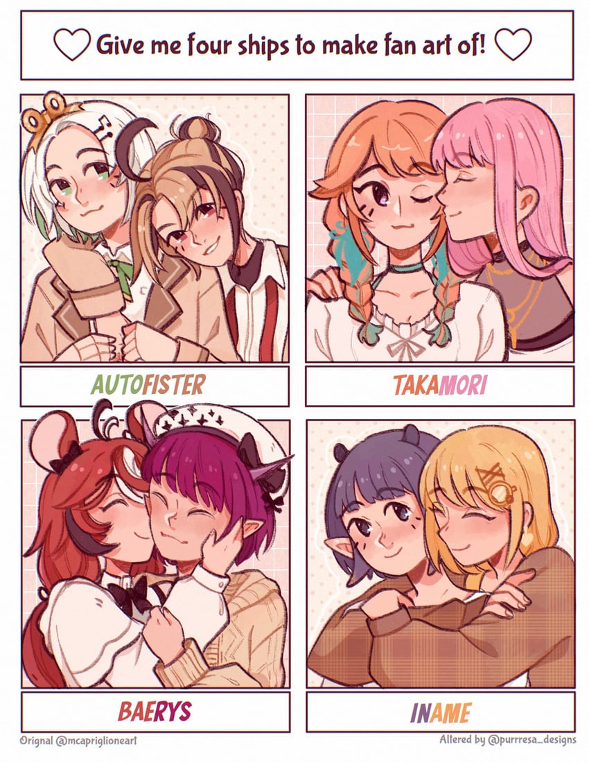 mori calliope, ninomae ina'nis, takanashi kiara, watson amelia, hakos baelz, and 3 more (hololive and 1 more) drawn by ulianasdolls
