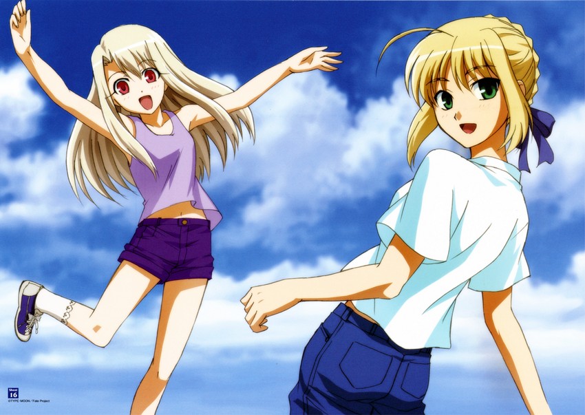 artoria pendragon, saber, and illyasviel von einzbern (fate and 1 more)