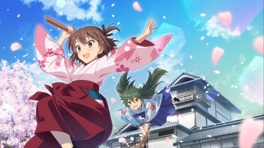 etou kanami and fujimaki minaki (toji no miko and 1 more)