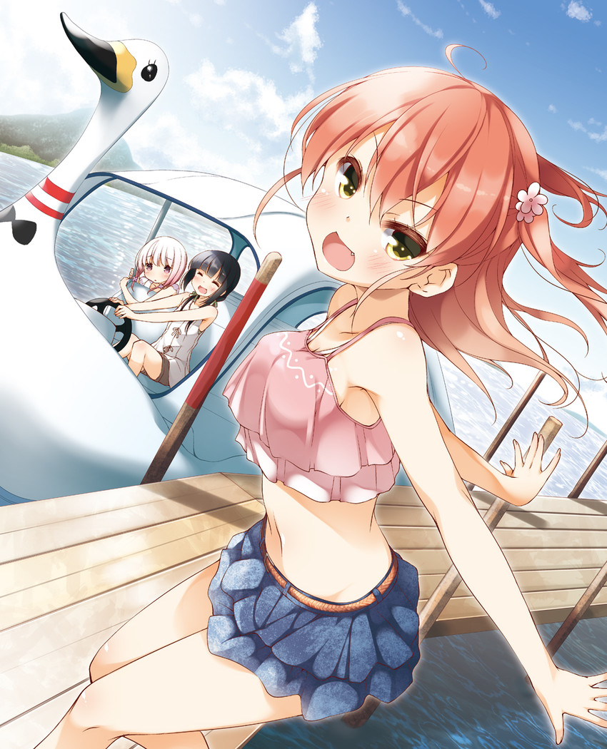 matsuri, anzu, and meme (original) drawn by yume_no_owari