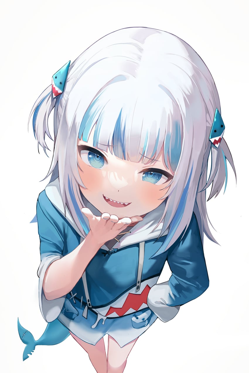 gawr gura (hololive and 1 more) drawn by misyune