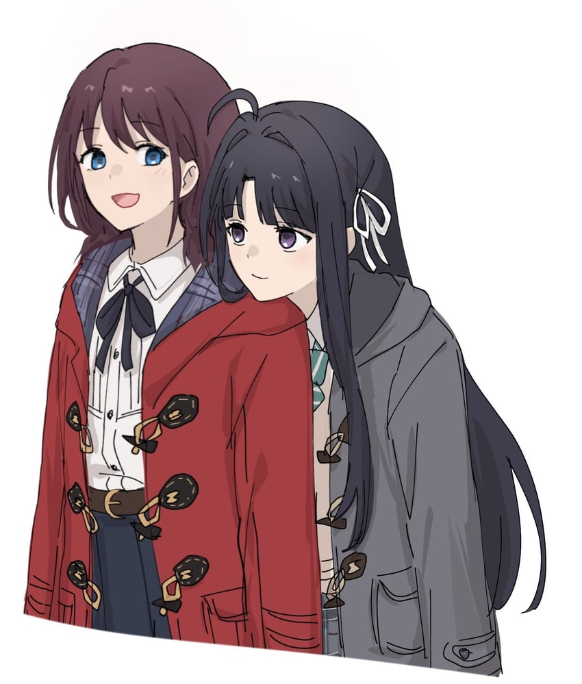 iseri nina and awa subaru (girls band cry) drawn by kumtlekumtle