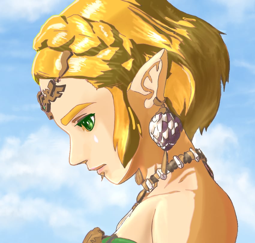 princess zelda (the legend of zelda and 1 more) drawn by rabitan1022