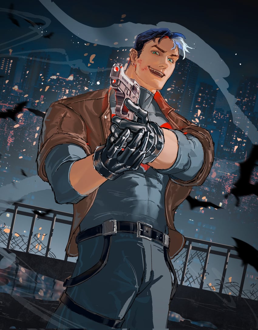 jason todd and red hood (dc comics and 1 more) drawn by xuekui_xq