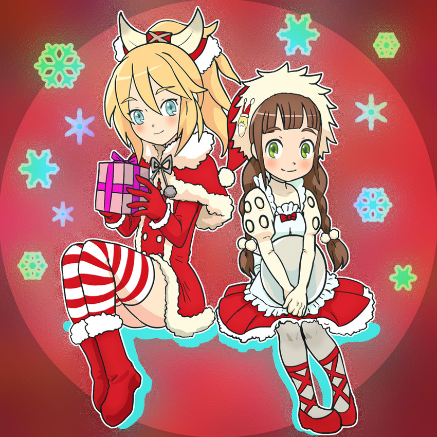 ayuria and lilia (monster hunter and 1 more) drawn by runachikku