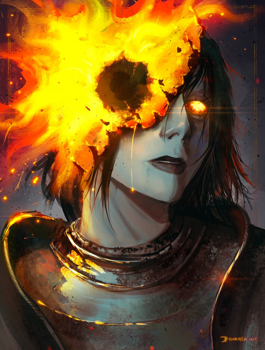 tarnished, lord of the frenzied flame, and pidge (elden ring) drawn by dovahcaine