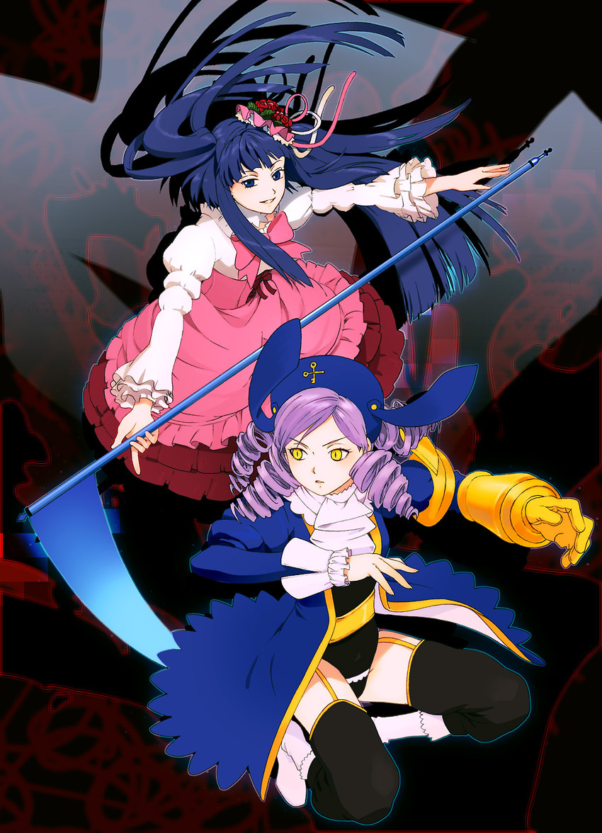 furudo erika and dlanor a. knox (umineko no naku koro ni) drawn by umishima_senbon