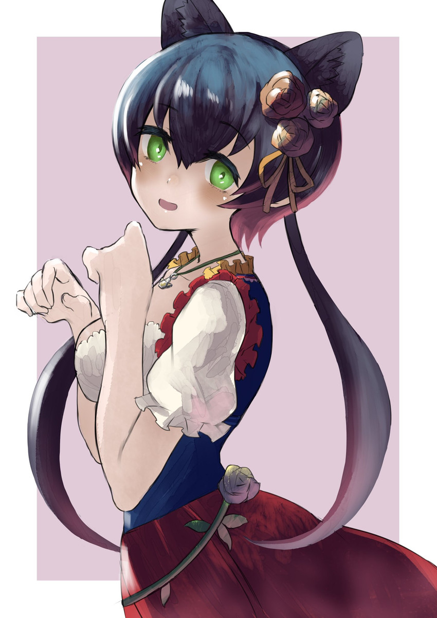 black leopard (kemono friends and 1 more) drawn by gaga_(gamerakero)