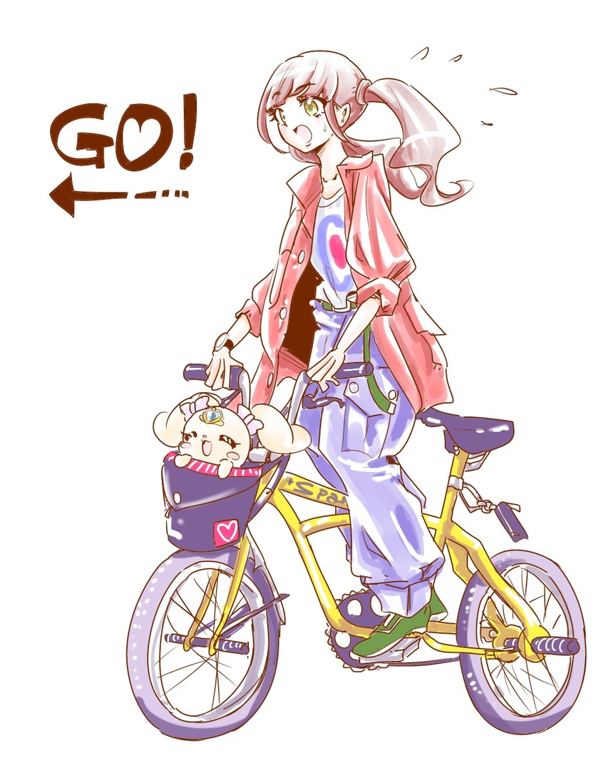 hiramitsu hinata and latte (precure and 1 more) drawn by iedesan