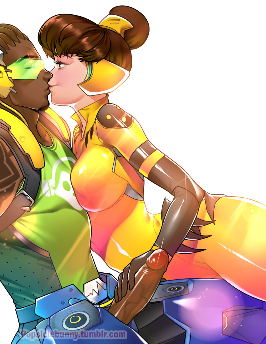 d.va, lucio, and b.va (overwatch and 1 more) drawn by popsiclebunny
