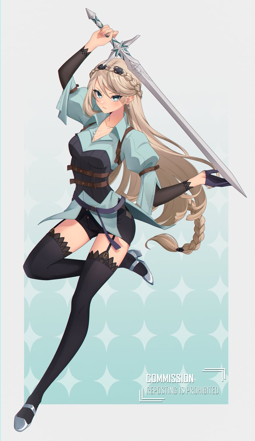 elaine auclair (eiyuu densetsu and 1 more) drawn by shynepls