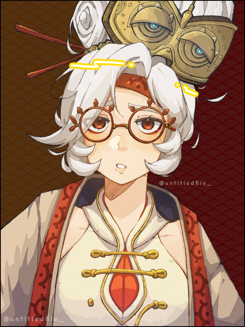 purah (the legend of zelda and 1 more) drawn by untitledfile