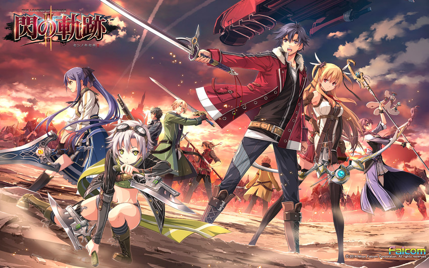 rean schwarzer, fie claussell, alisa reinford, emma millstein, laura s. arseid, and 6 more (eiyuu densetsu and 2 more)