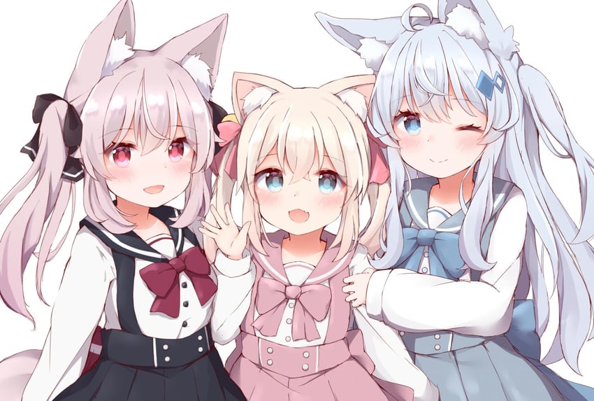 karin, lime, and ramune (original and 1 more) drawn by tutsucha_illust
