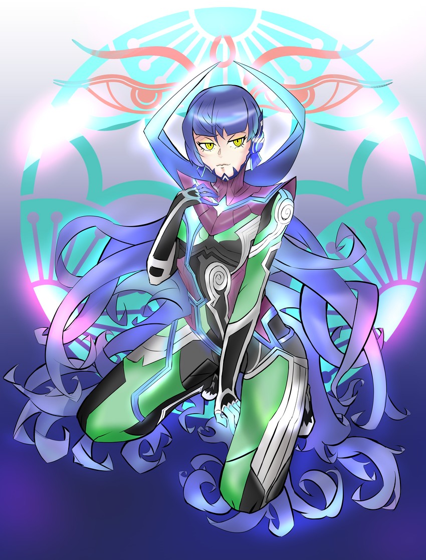 protagonist (shin megami tensei and 1 more) drawn by wasumyon