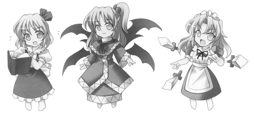 alice margatroid, shinki, and yumeko (touhou) drawn by aoi_masami