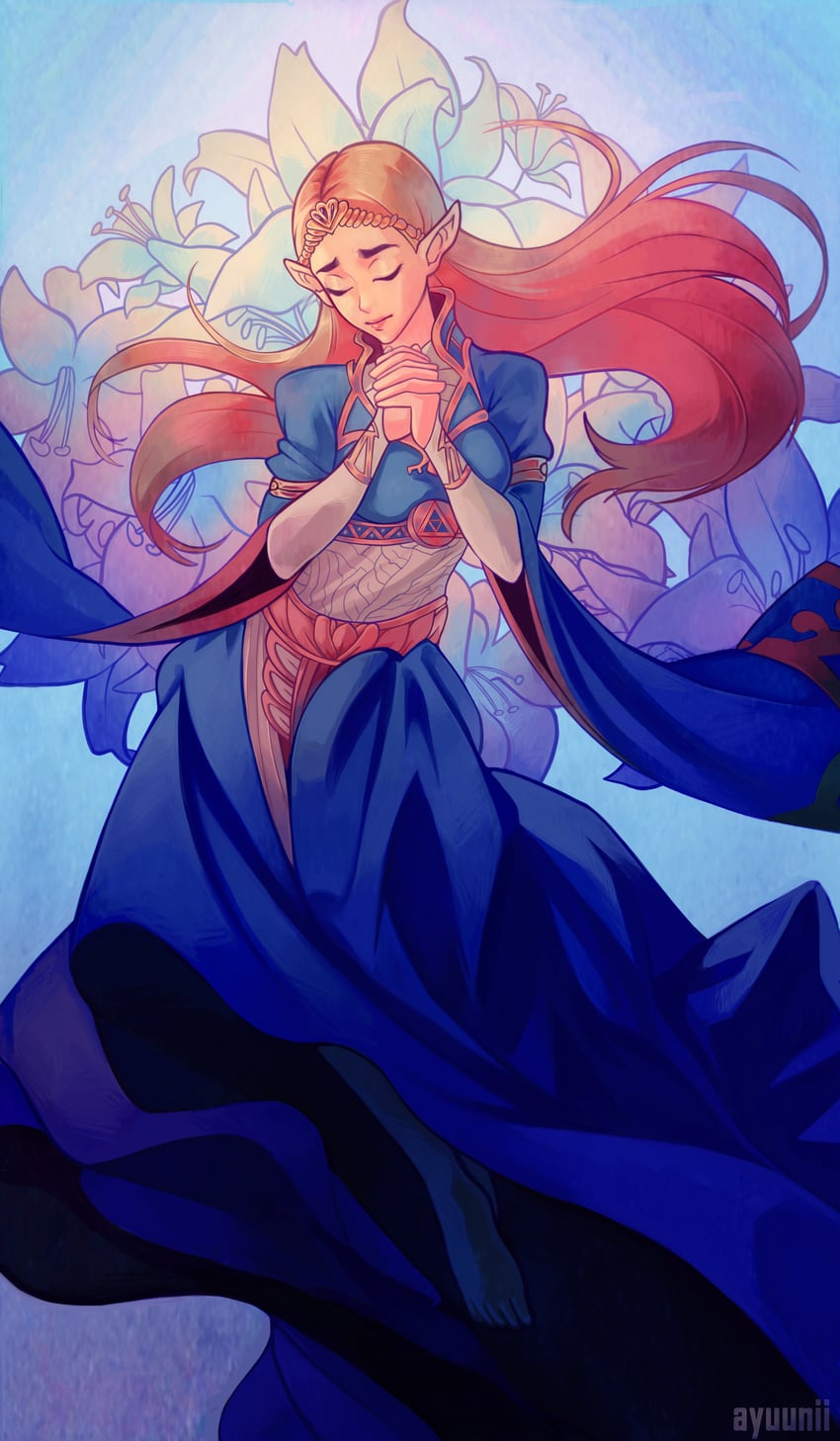 princess zelda (the legend of zelda and 1 more) drawn by iubworks
