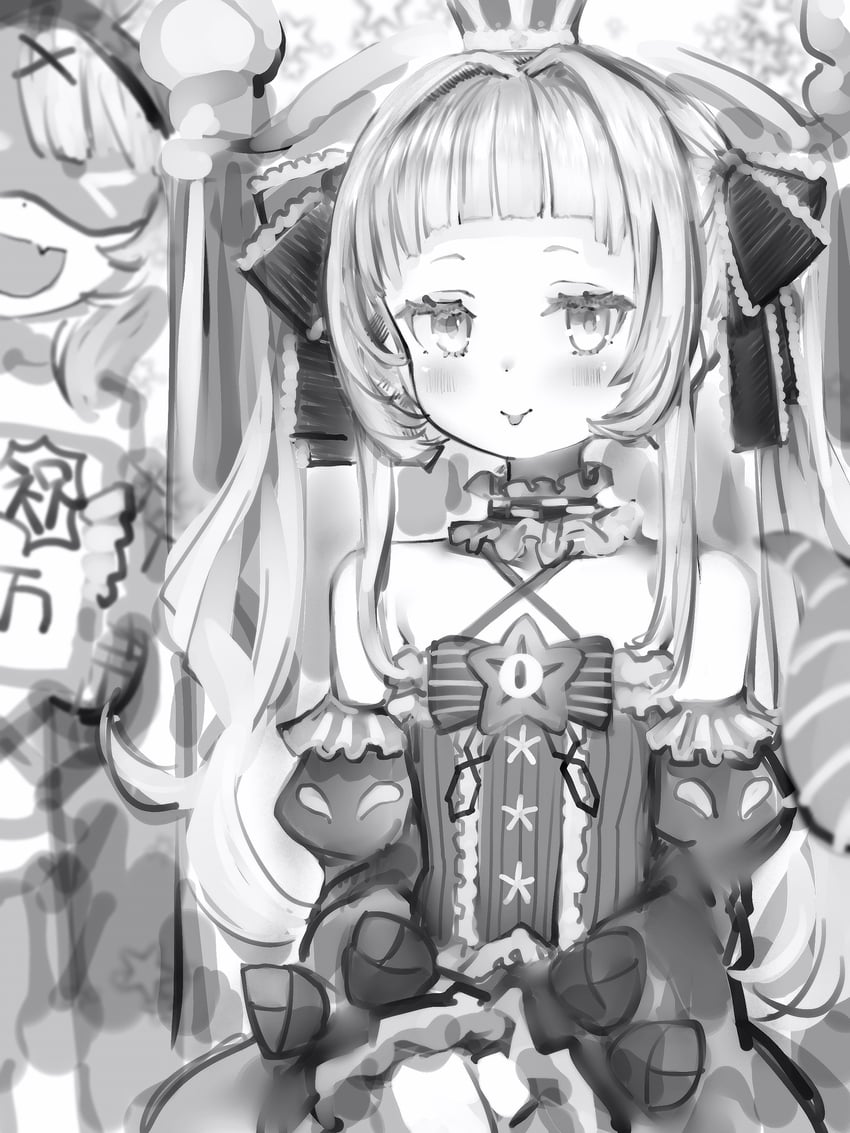 sakamata chloe and murasaki shion (hololive) drawn by nanashi_(nlo)